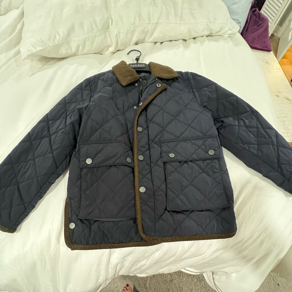 Lauren Ralph Lauren Kids Navy Quilted Puffer Jacket